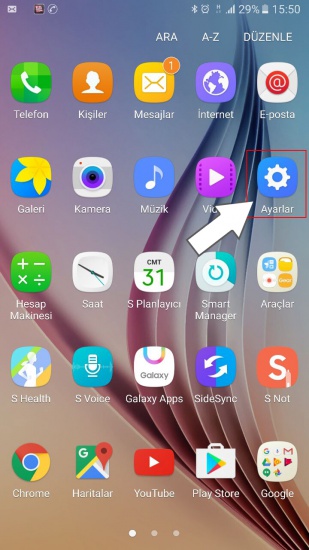 Android Outlook Ayarları