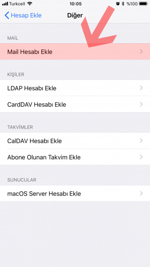 Iphone Outlook Ayarları