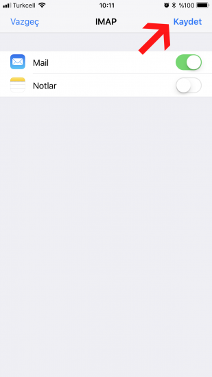 Iphone Outlook Ayarları